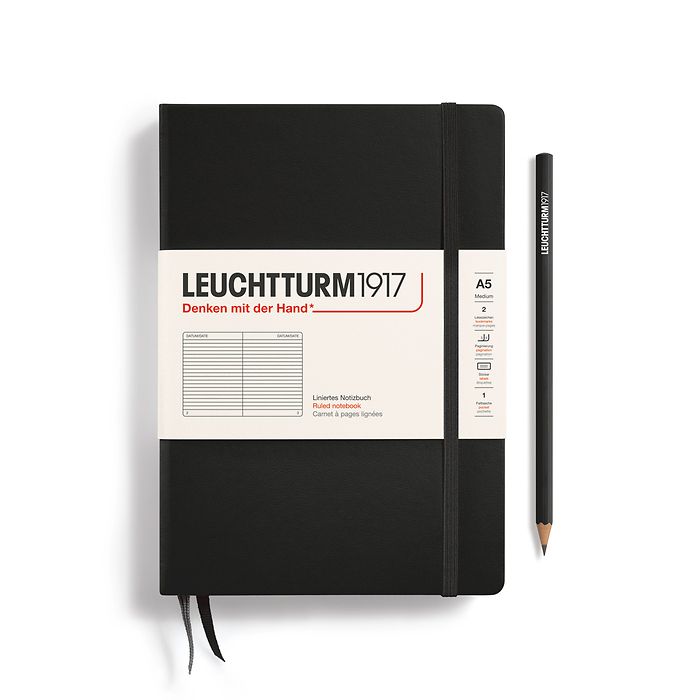 Leuchtturm1917 Hardcover Medium Notebook - A5 - Ruled