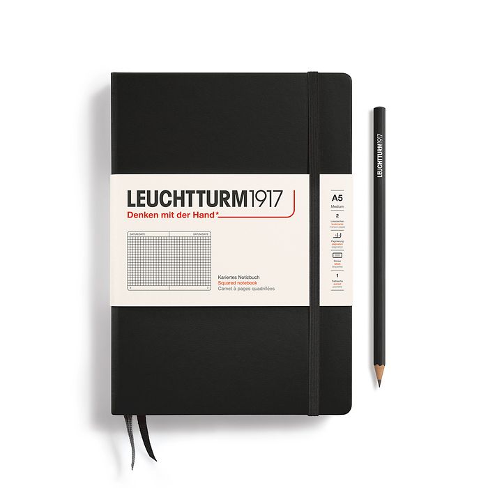 Leuchtturm1917 Hardcover Medium Notebook - A5 - Squared