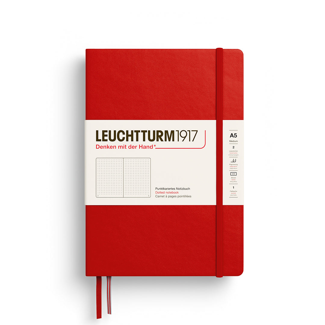 Leuchtturm1917 Hardcover Medium Notebook - A5 - Dot Grid – Yoseka