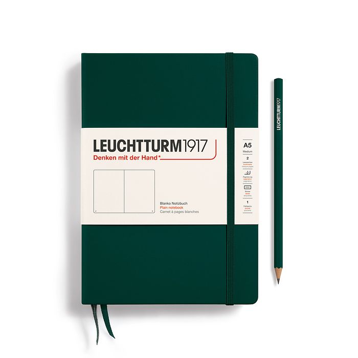 Taccuino LEUCHTTURM1917 Medium A5 - Copertina Rigida, 251 Pagine Numerate, Colore Sky - Foto 10