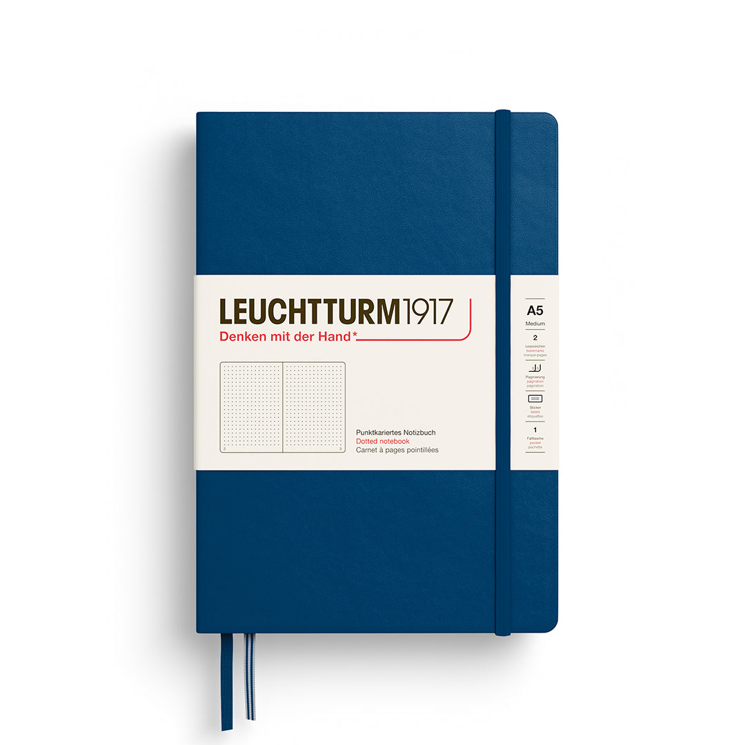 Leuchtturm1917 Hardcover Medium Notebook - A5 - Dot Grid – Yoseka