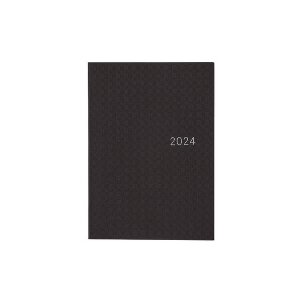 Hobonichi Techo HON - A5 - 2024 Paper Series: Black Gingham