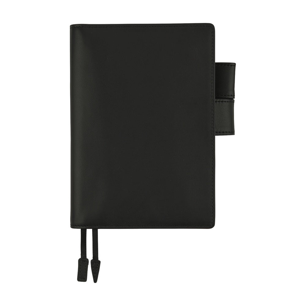 Hobonichi Original Book & Cover 2026 - Leather: TS Basic - Black - A6