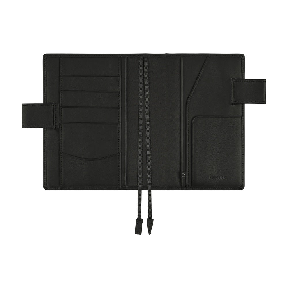 Hobonichi Original Book & Cover 2026 - Leather: TS Basic - Black - A6