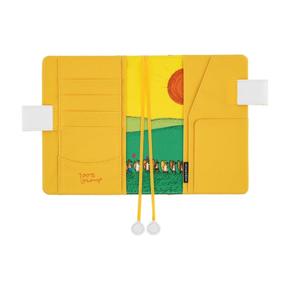 Hobonichi Original Book & Cover 2026 - 100%ORANGE Squirrel Squadron - A6