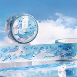 BGM Washi Tape - Foil Stamping - Sky Encyclopedia - Ocean