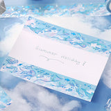 BGM Washi Tape - Foil Stamping - Sky Encyclopedia - Ocean