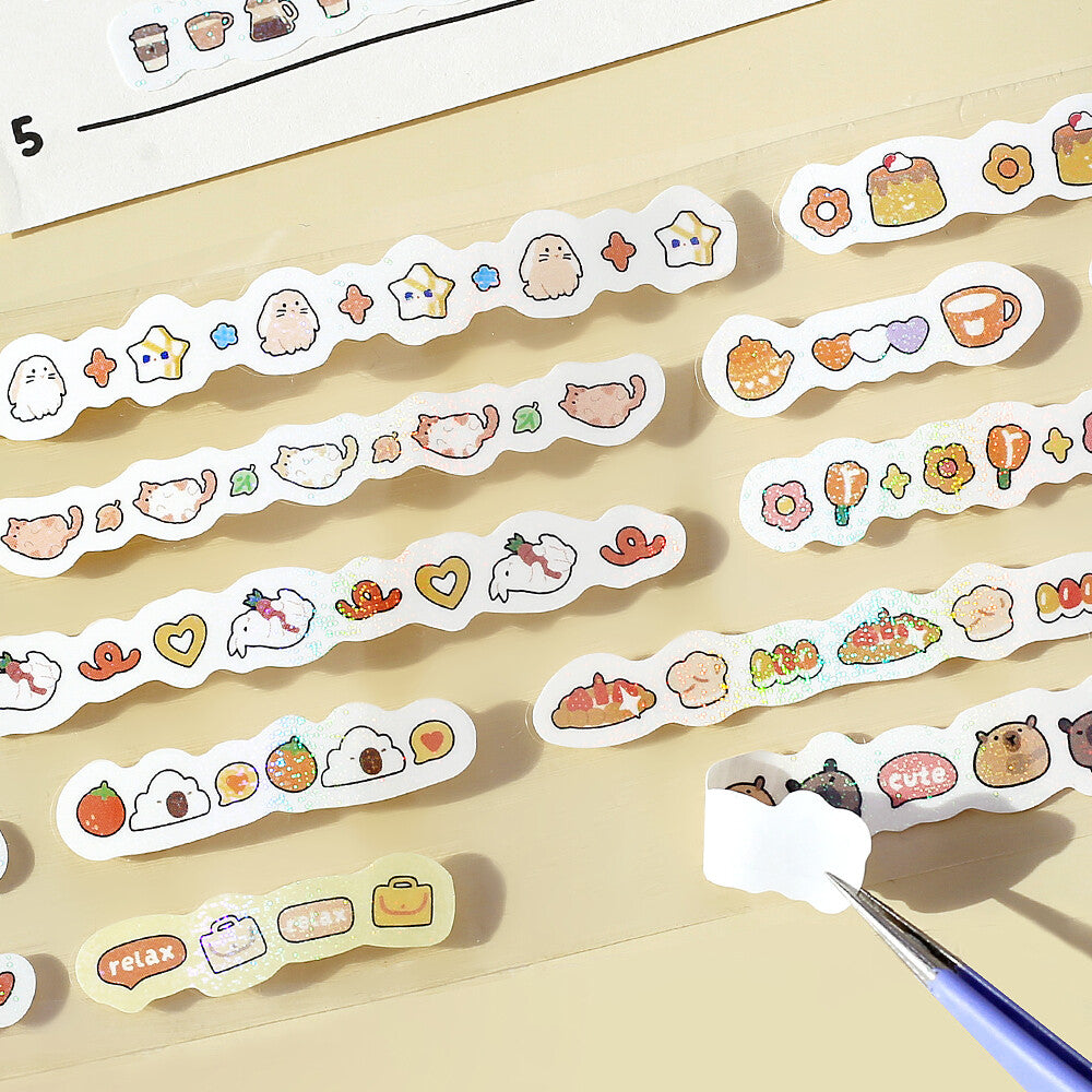 BGM Planner Stickers Roll - Mini Linea - Orange