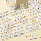 BGM Planner Stickers Roll - Mini Linea - Orange