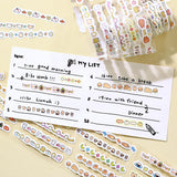 BGM Planner Stickers Roll - Mini Linea - Orange