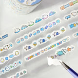 BGM Planner Stickers Roll - Mini Linea - Pale Blue