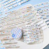 BGM Planner Stickers Roll - Mini Linea - Pale Blue