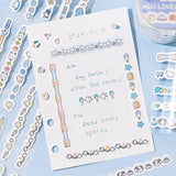 BGM Planner Stickers Roll - Mini Linea - Pale Blue