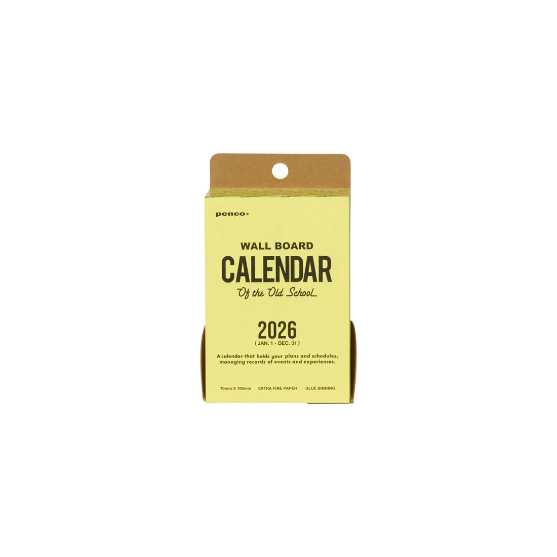 Hightide Penco Daily Memo Block Calendar - 2026