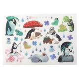 irodo Fabric Sticker - Rainy Day Penguin