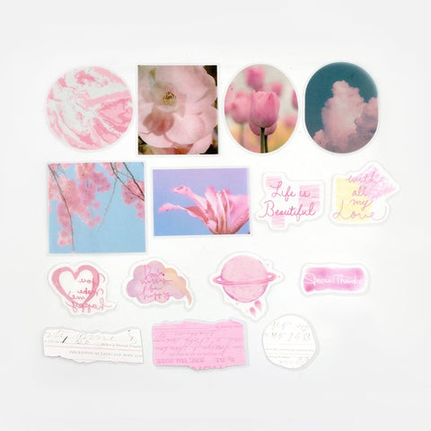 BGM Deco Sticker - Color Poems - Pink