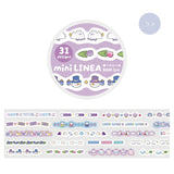 BGM Planner Stickers Roll - Mini Linea - Purple