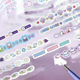 BGM Planner Stickers Roll - Mini Linea - Purple