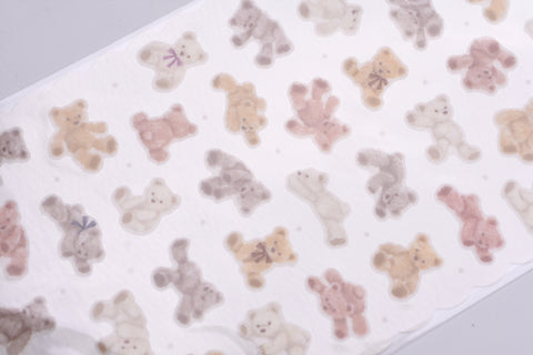 Stuffed Animal Sticker - Bear
