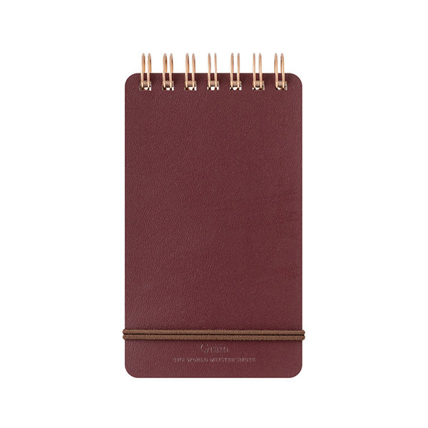 Midori Grain Notebook - B7 - Red (Coming Soon)