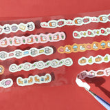 BGM Planner Stickers Roll - Mini Linea - Red