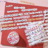 BGM Planner Stickers Roll - Mini Linea - Red