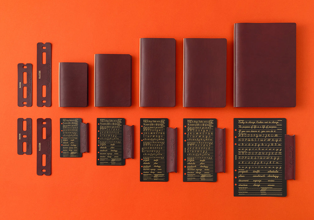 PLOTTER - Liscio Leather Binder - A5 Size - Limited Edition Box