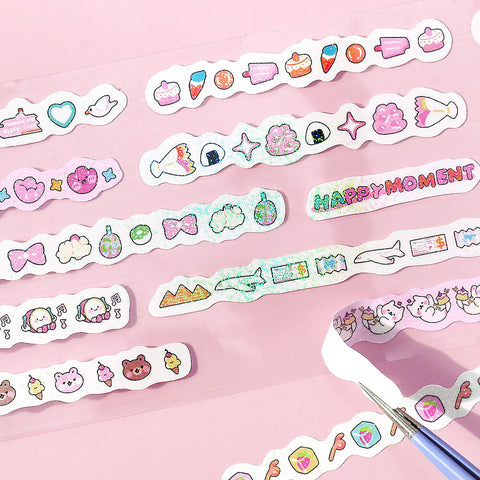 BGM Planner Stickers Roll - Mini Linea - Rose Pink