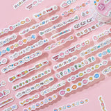 BGM Planner Stickers Roll - Mini Linea - Rose Pink