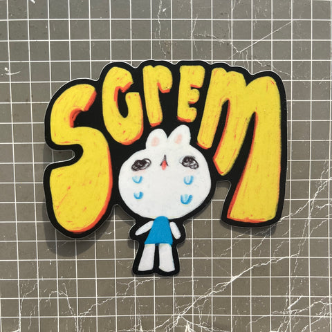 Lazi Sooz Screm Sticker