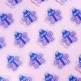 Radhia Rahman Sparkly Butterfly Kuni Sticker