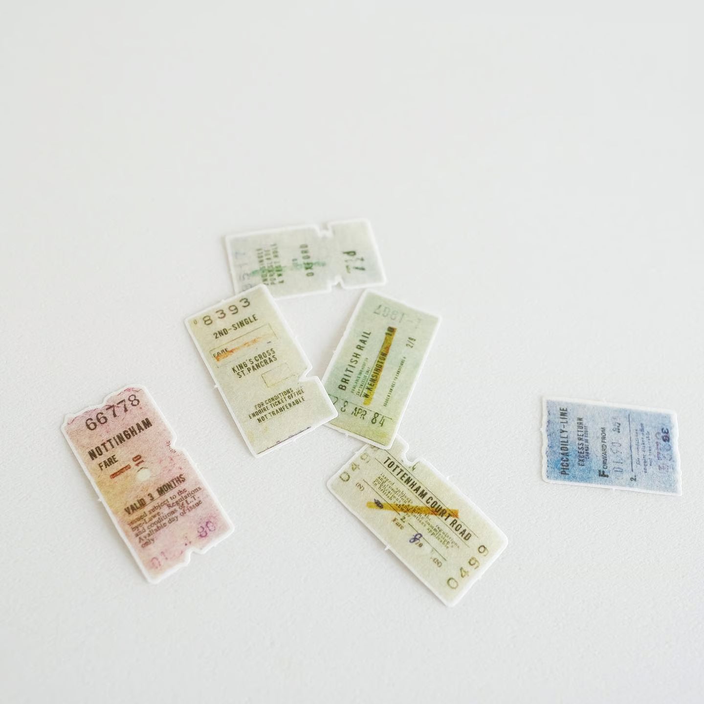 Yohaku Flake Sticker - Ticket