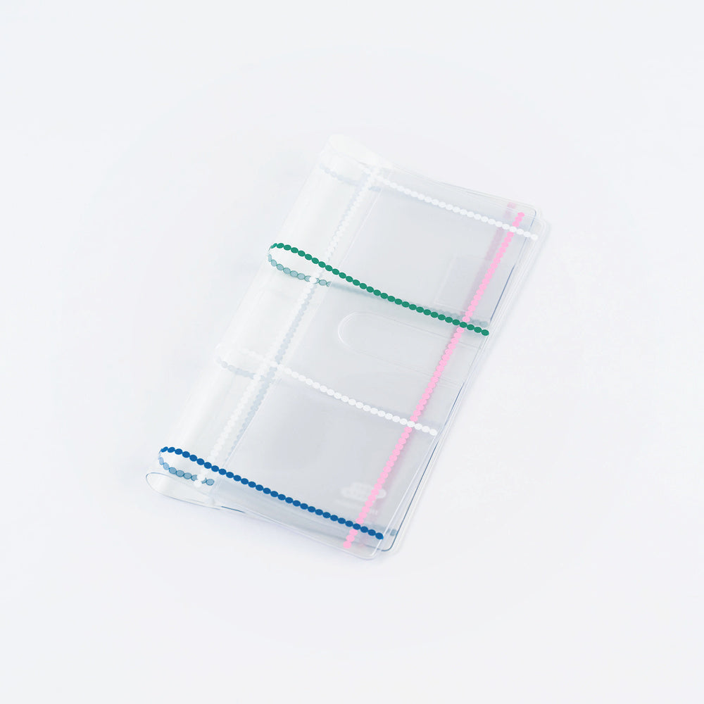 Hobonichi 2027 Clear Cover - Yoshie Watanabe: Dotted Plaid - Weeks (Order Starts Aug 31st @ 10pm ET)