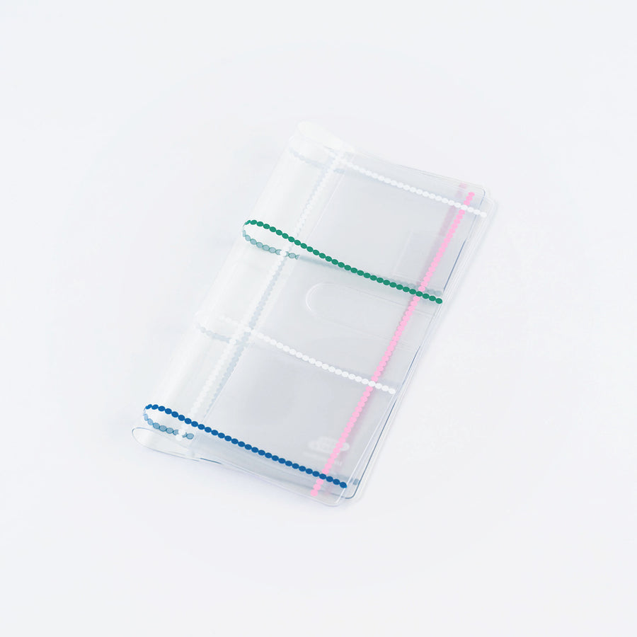 Hobonichi 2027 Clear Cover - Yoshie Watanabe: Dotted Plaid - Weeks