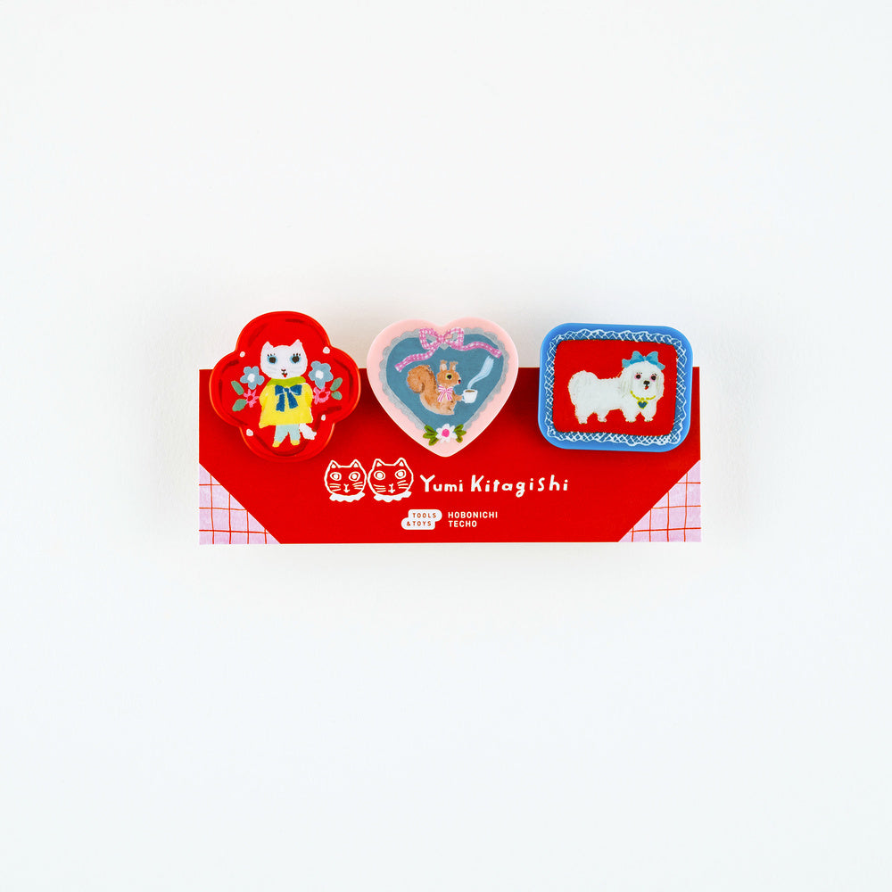 Hobonichi 2027 - Yumi Kitagishi: Clips (Set of 3) (Order Starts Aug 31st @ 10pm ET)