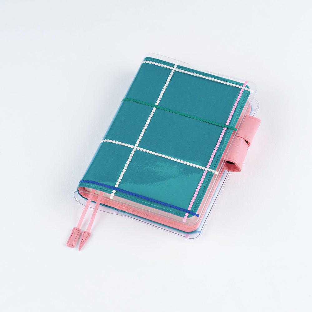 Hobonichi 2027 Cover on Cover - Yoshie Watanabe: Dotted Plaid - A6 (Order Starts Aug 31st @ 10pm ET)