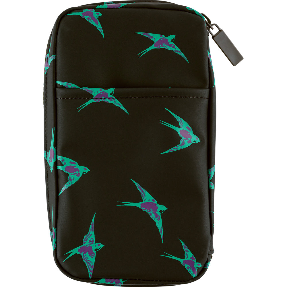 Hobonichi 2027 Small Drawer Pouch - Natal Design: Lucky Swallow (Order Starts Aug 31st @ 10pm ET)