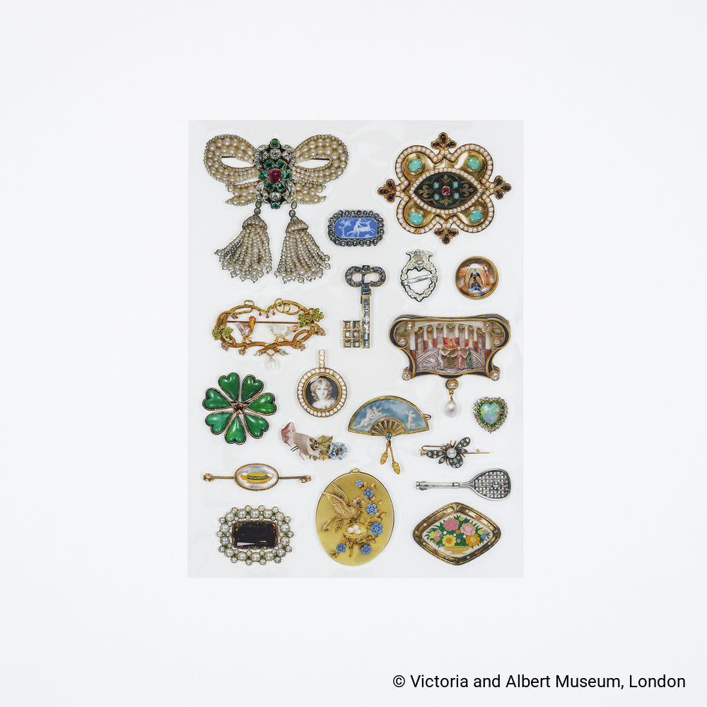 Hobonichi 2027 - V&A Series: Almost Actual-Size Jewellery Stickers (Order Starts Aug 31st @ 10pm ET)