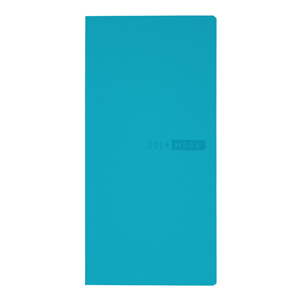 Hobonichi Techo Weeks Mega 2024 Sneaker Aqua Blue Yoseka Stationery