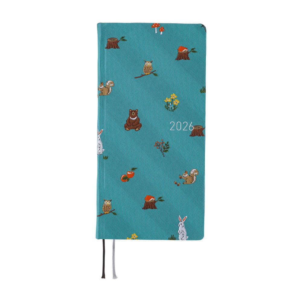 Hobonichi Techo Weeks Mega 2026 - Bow & Tie: In the Forest