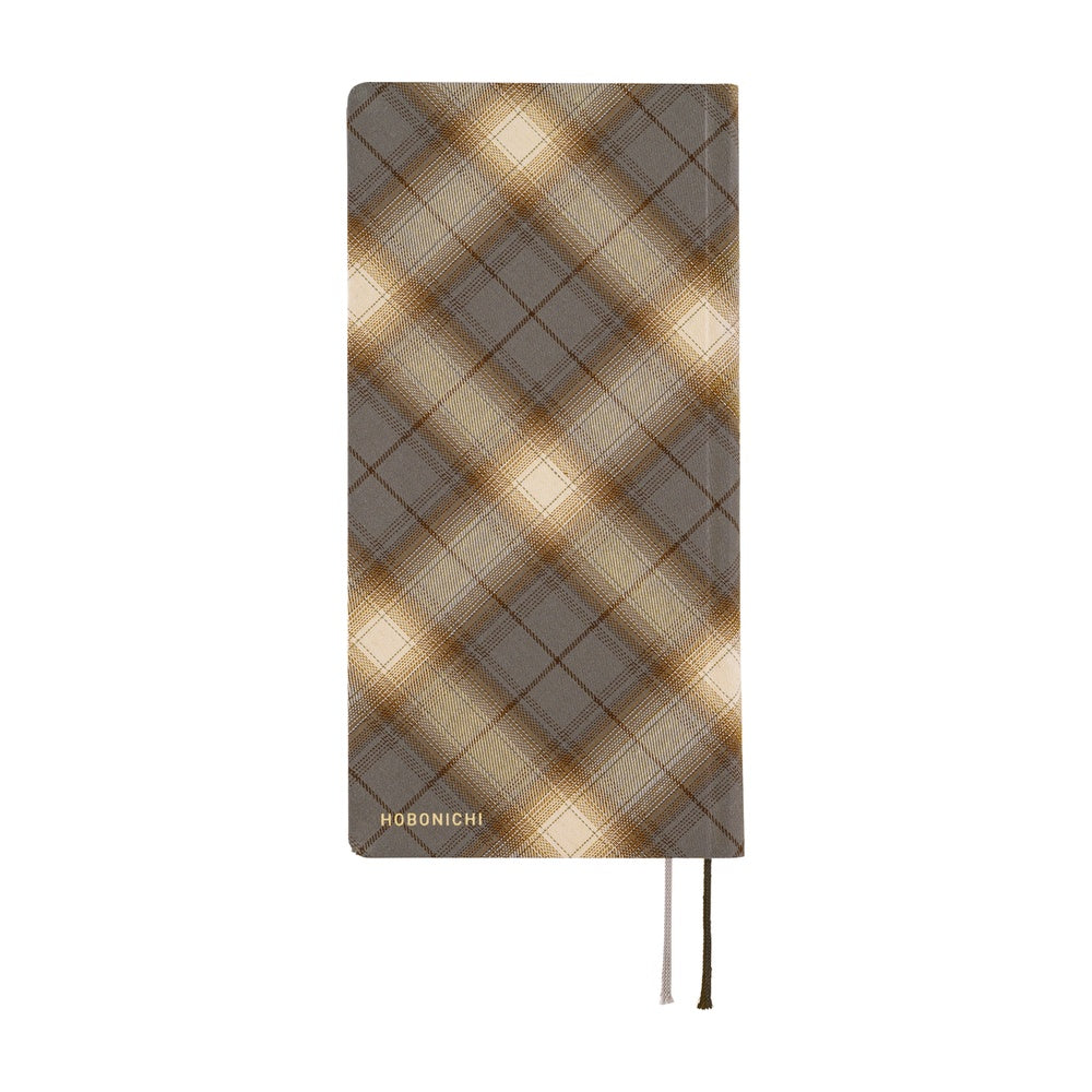 Hobonichi Techo Weeks 2026 - Shirt Fabric: Foggy Plaid