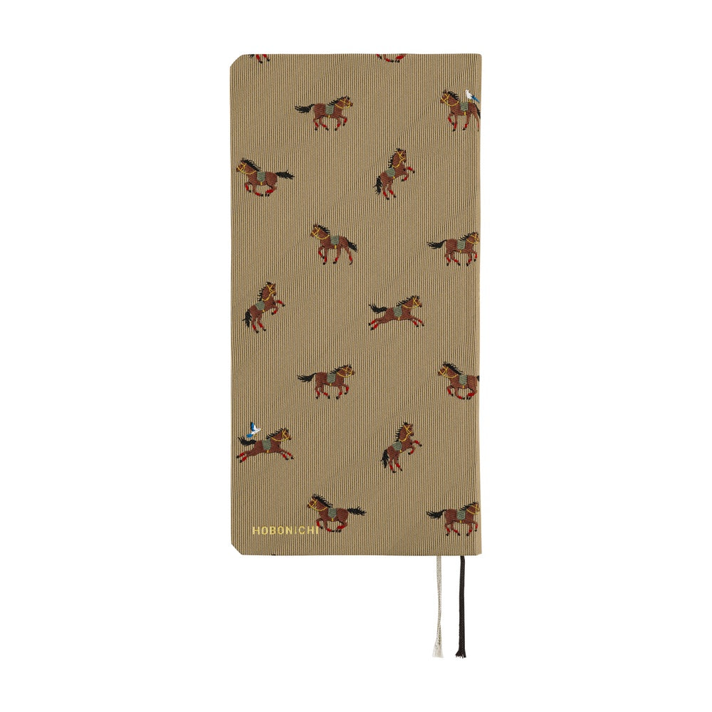 Hobonichi Techo Weeks 2026 - Bow & Tie: Galloping Horses