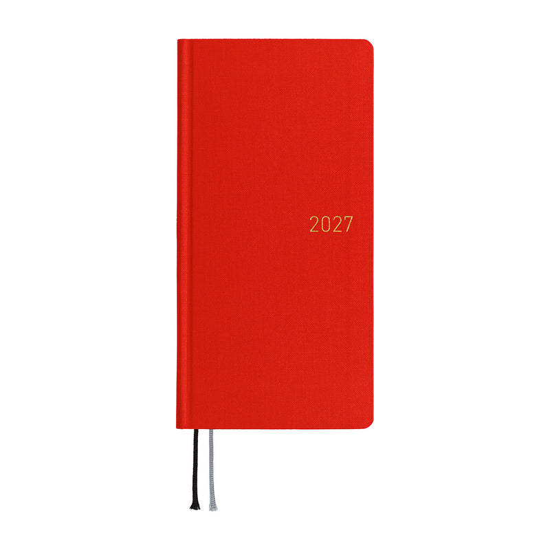 Hobonichi Techo Weeks Mega 2027 - Colors: Poppy Red