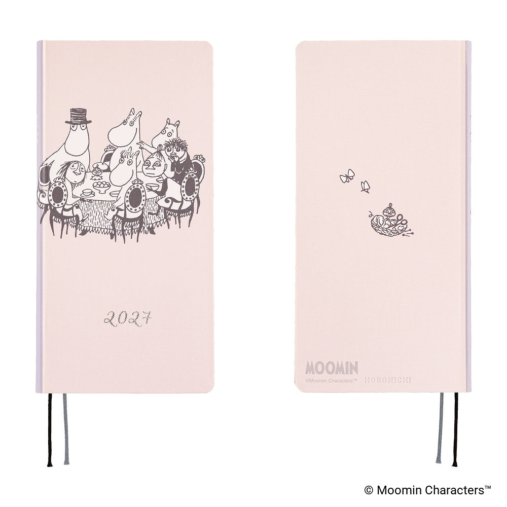 ノート・メモ帳 mumchan Hobonichi Techo Weeks 2027 - Moomin: At the Table – Yoseka Stationery