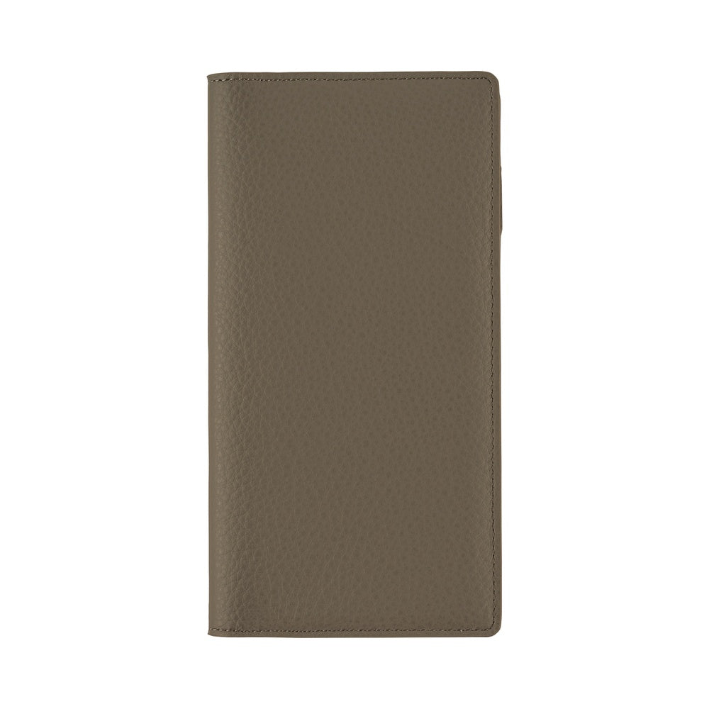 Hobonichi Weeks Techo Cover 2026 - Leather: Taut (Gray & Light Blue)