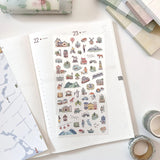 Mind Wave - Town Map Sticker - White City