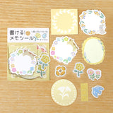 BGM Flake Sticker - Memo - Hana-Biyori - Yellow