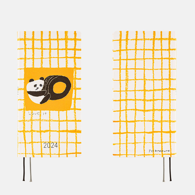 Jin Kitamura: Hobonichi Pencil Board (Love it (Panda)) For A6 Size / A5  Size / Weeks - Accessories Lineup - Accessories - Hobonichi Techo 2024