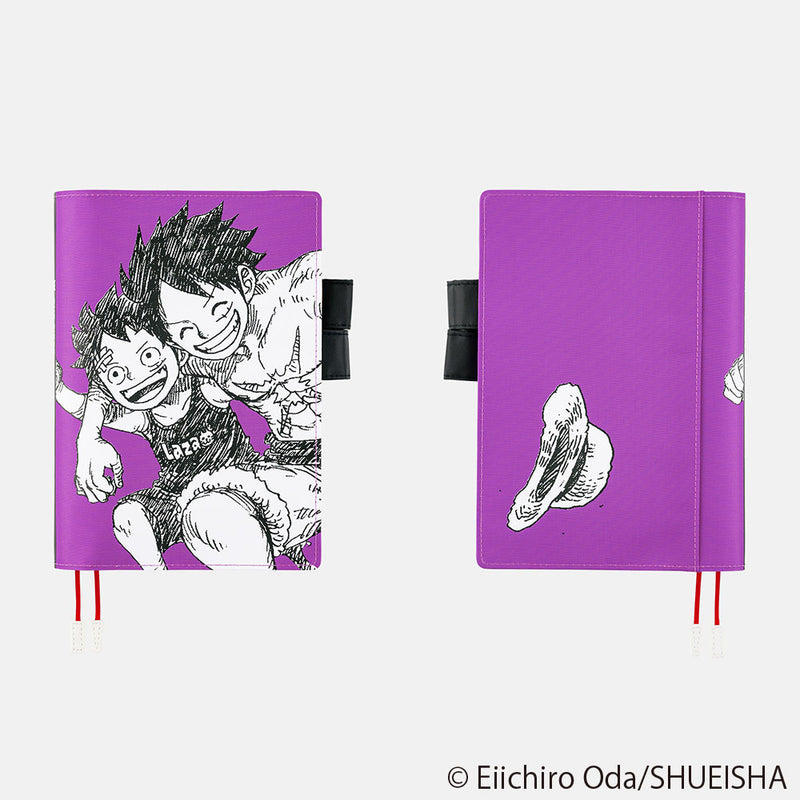 Hobonichi Techo A5 Cousin Cover - One Piece Straw Hat Luffy (Purple)