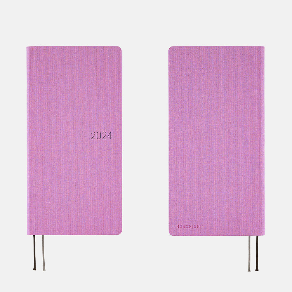 Hobonichi Techo Weeks 2024 Colors Lavender Yoseka Stationery